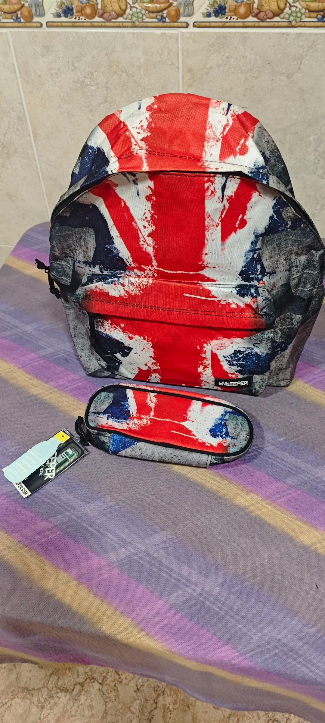 Conjunto de mochila y estuche 